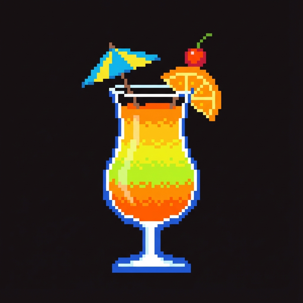 8-bit Tropical Cocktail