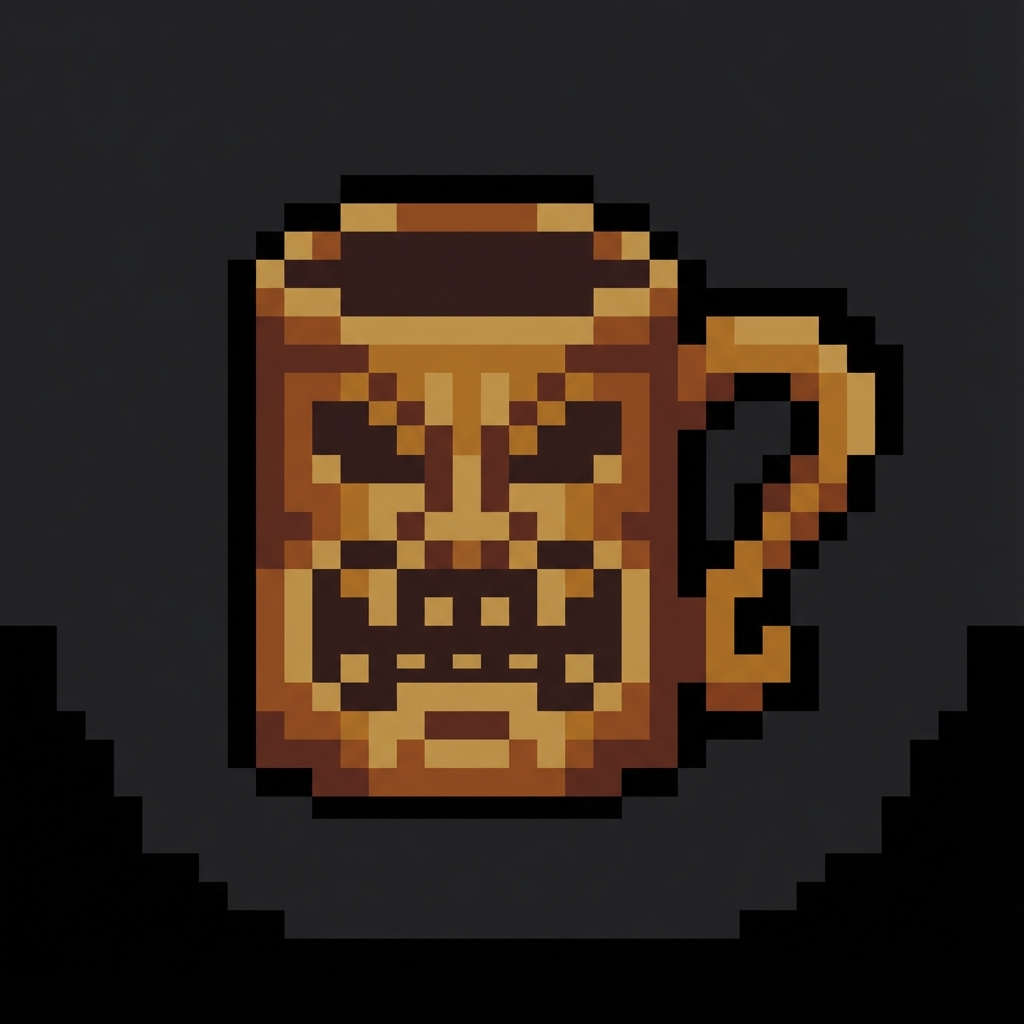 8-bit Tiki Mug